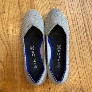 Rothy’s flax birdseye size 9 flats
